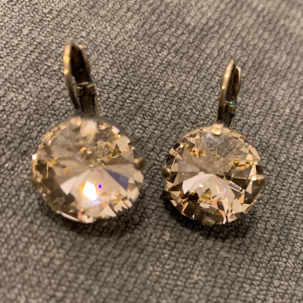 Sabika large Swarovski Crystal earrings